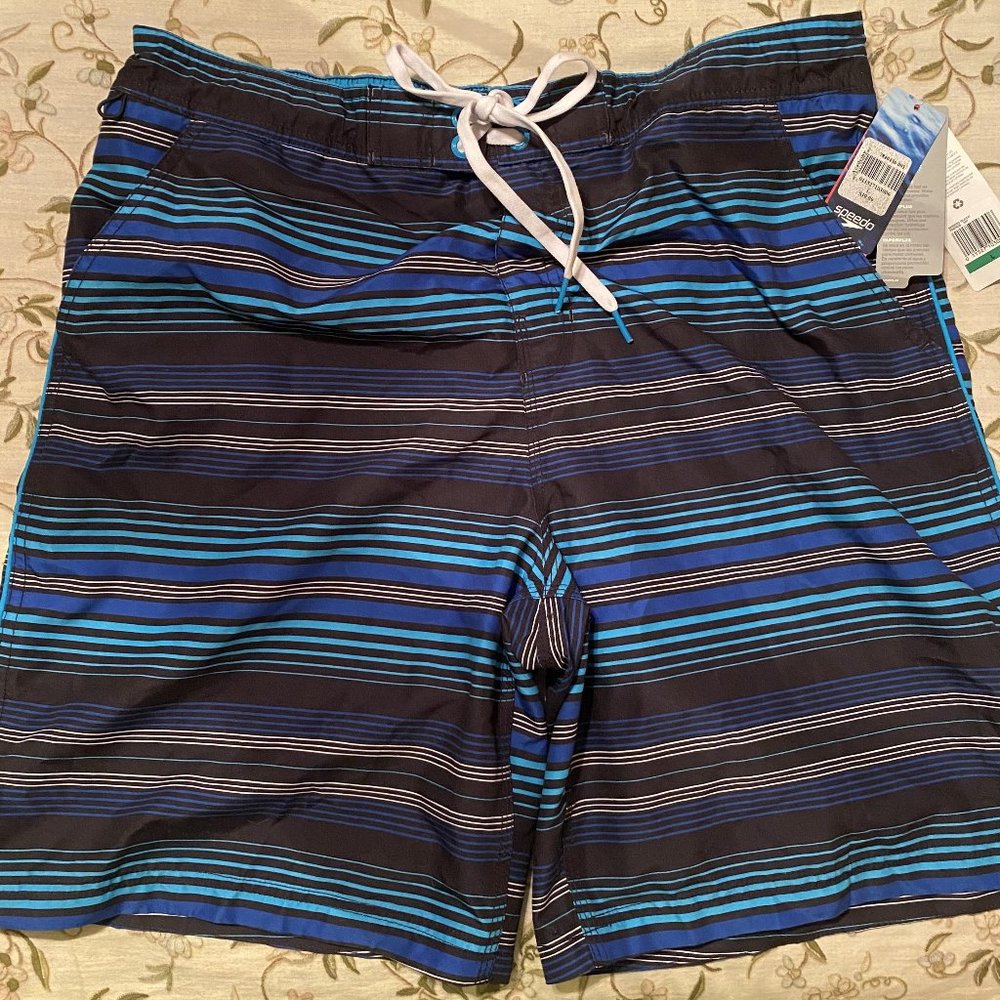 Speedo men's (L) swim trunks - brand new with tags! Very nice men's shorts.